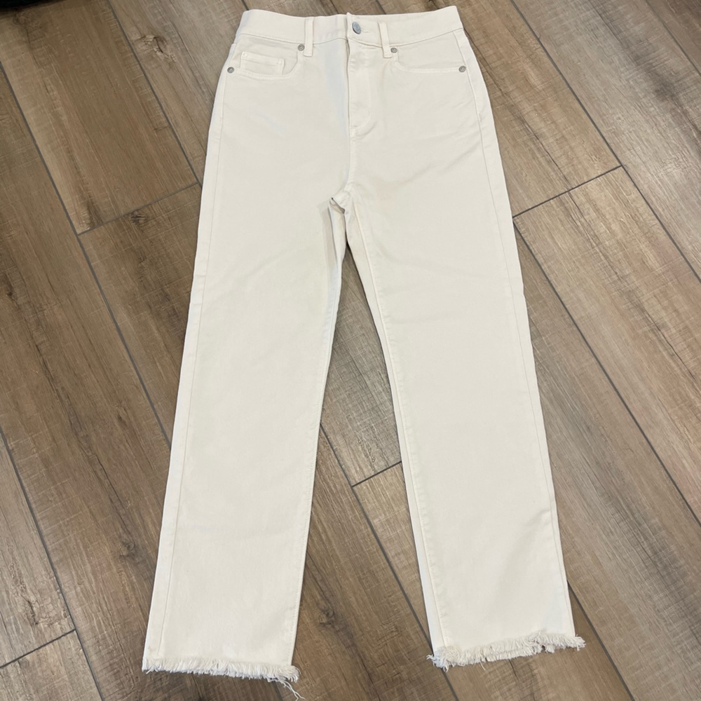 Loft Jeans Size 24 Petite Straight Crop Cotton Jeans NWOT
